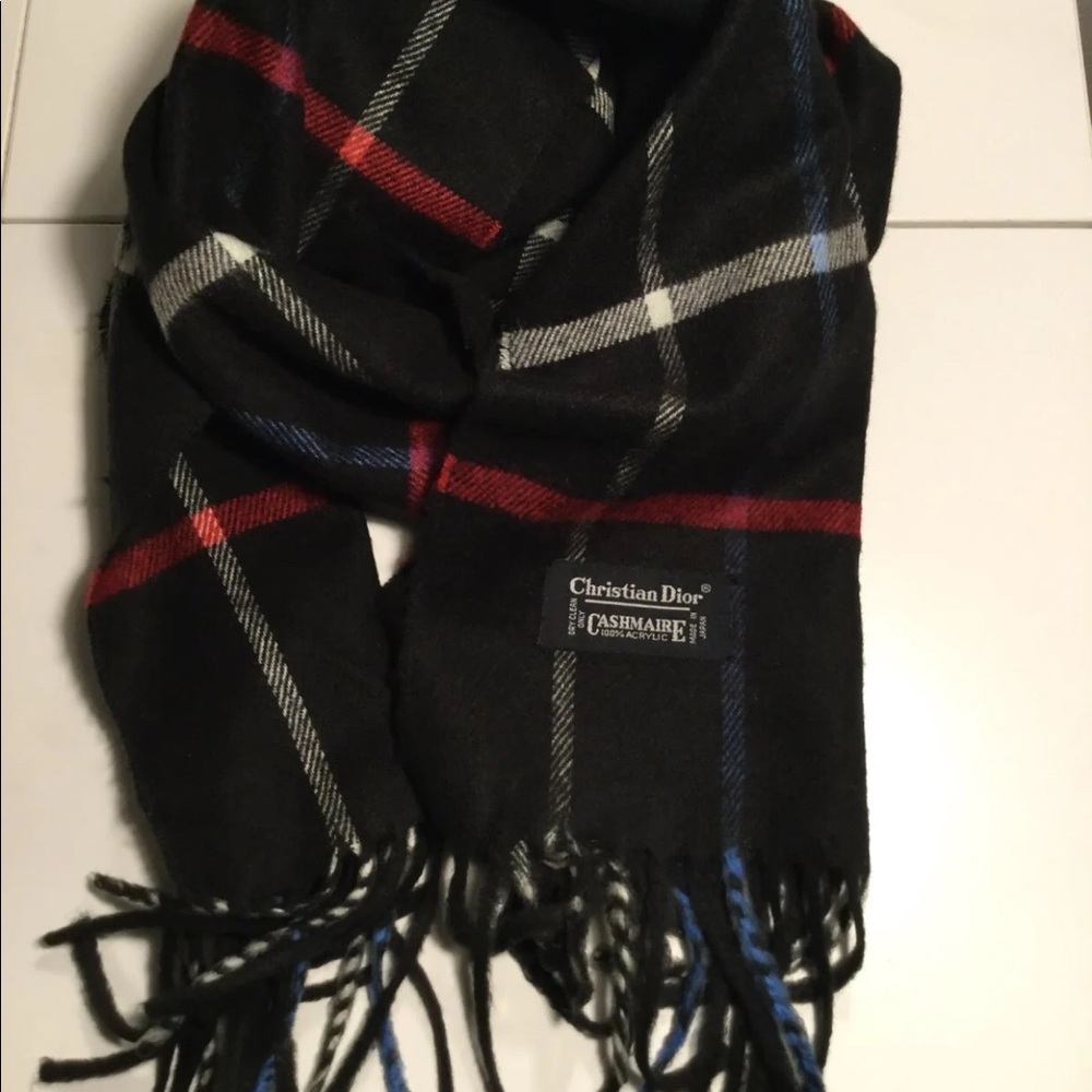 Christian Dior cashmere scarf